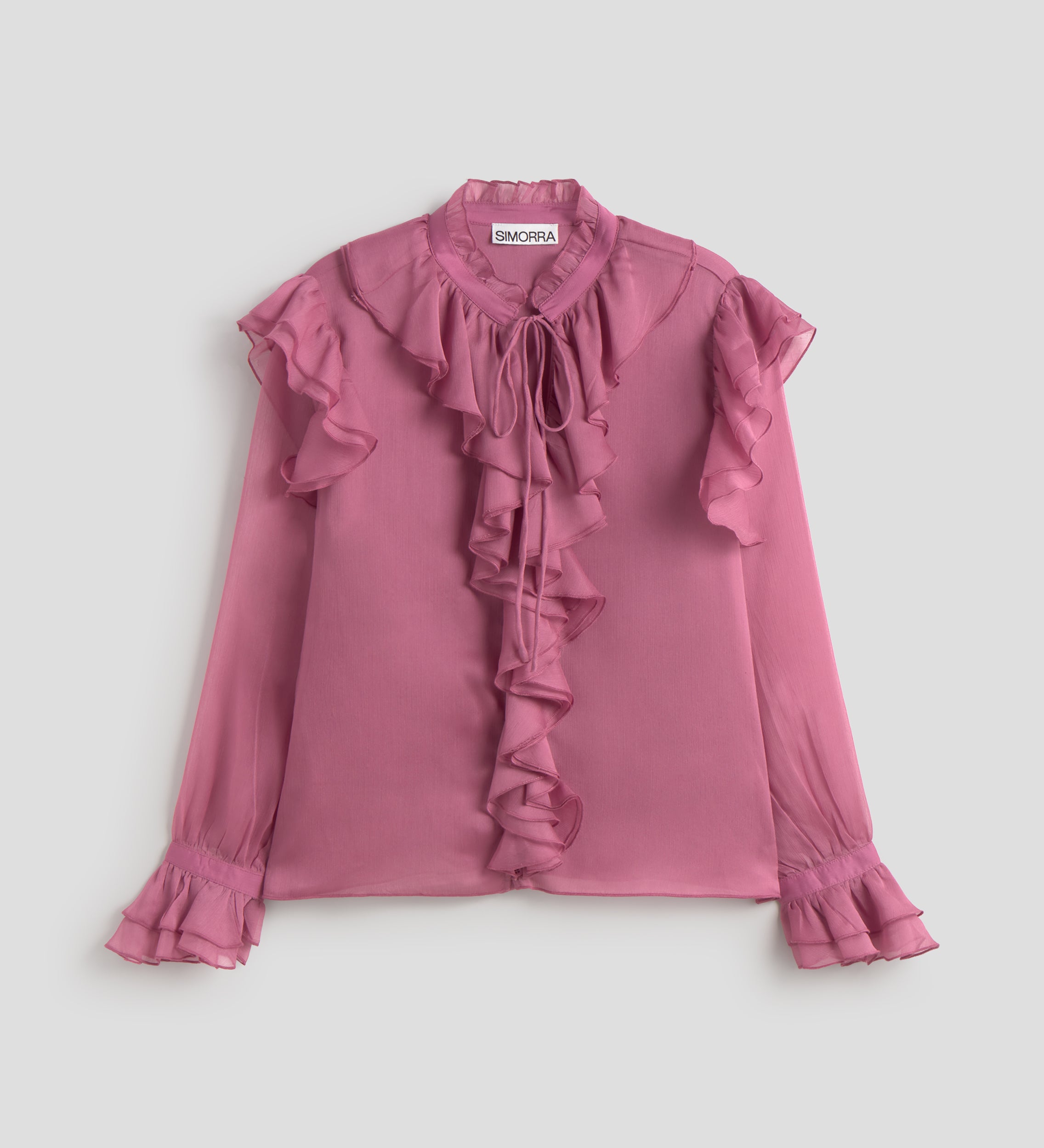 Blusa vaporosa volantes