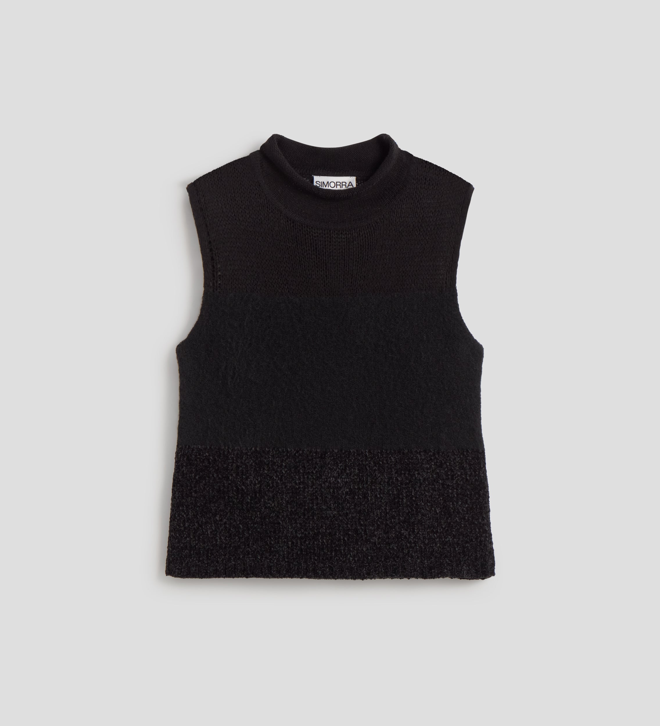Chaleco tricot combinado