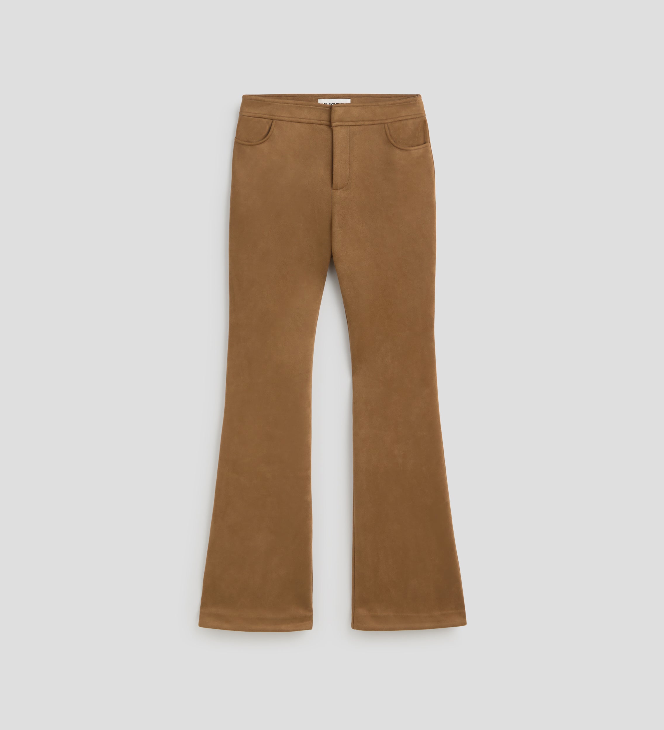 Pantalón antelina acampanado