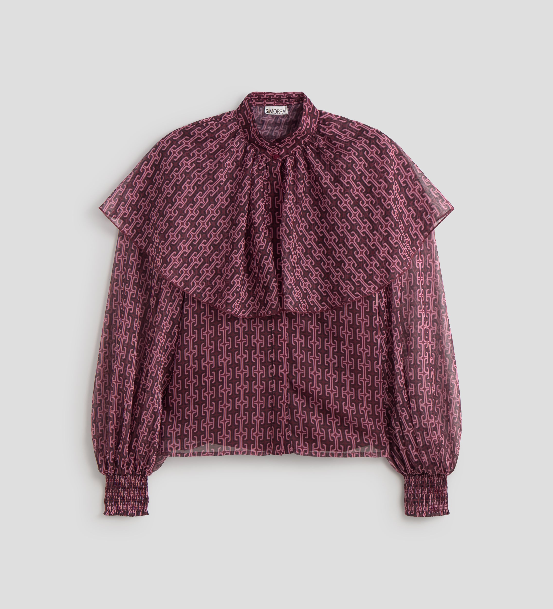 Blusa capa estampada