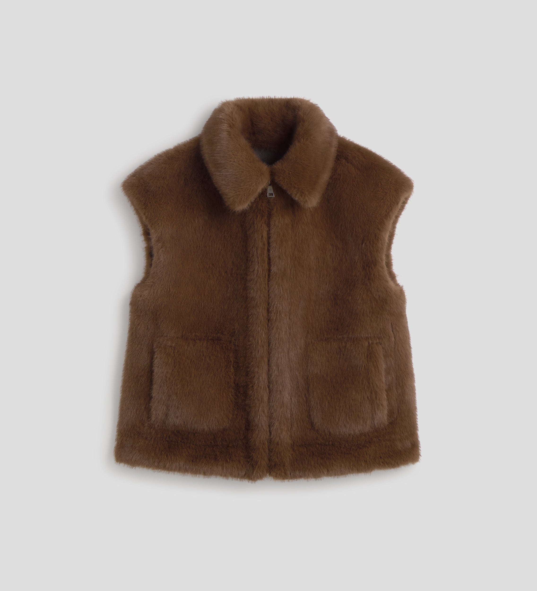 Chaleco corto reversible