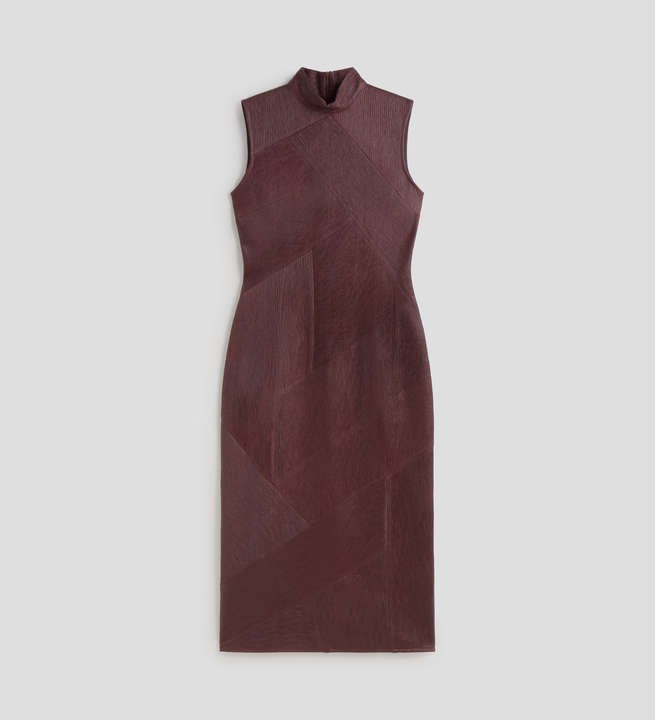 Vestido largo textura