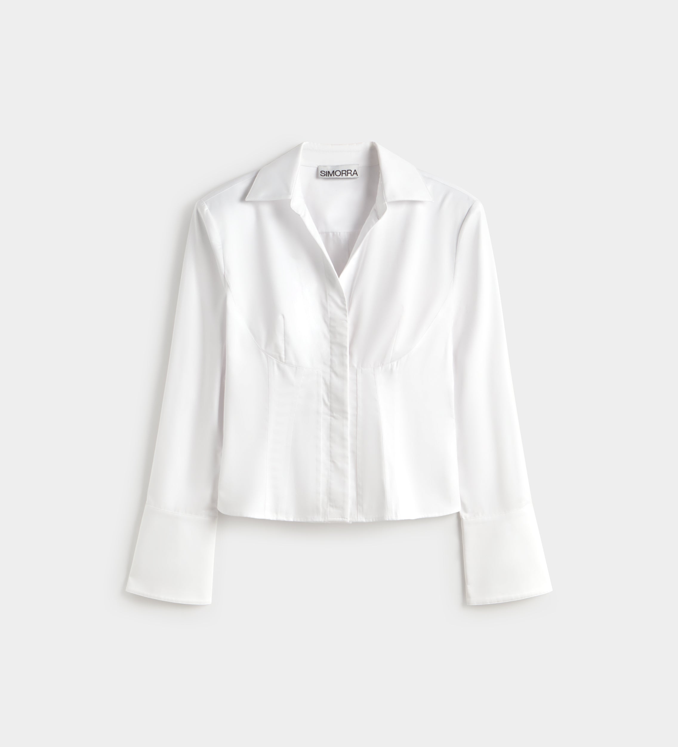Short corset-style shirt