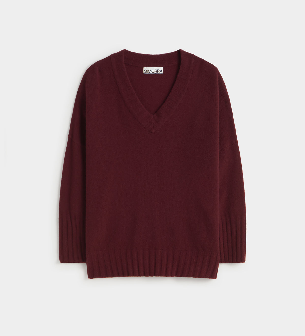 Loose V-neck sweater