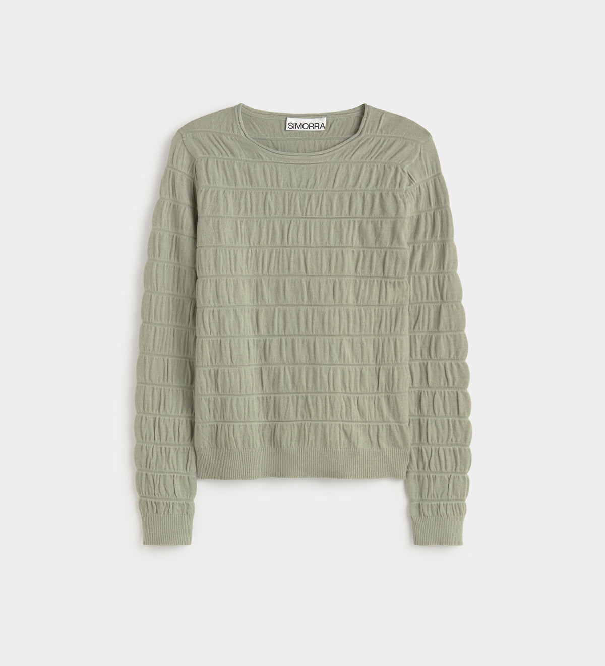 Textured knit sweater