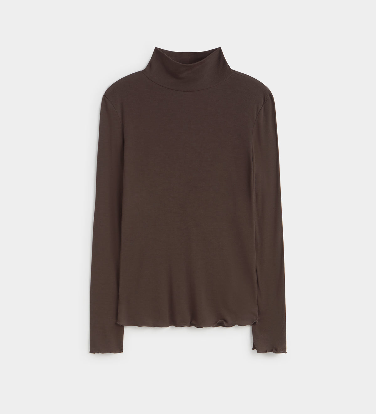 High-neck t-shirt