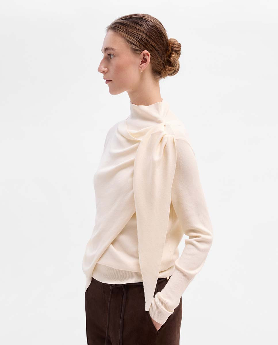 Jersey efecto pañuelo