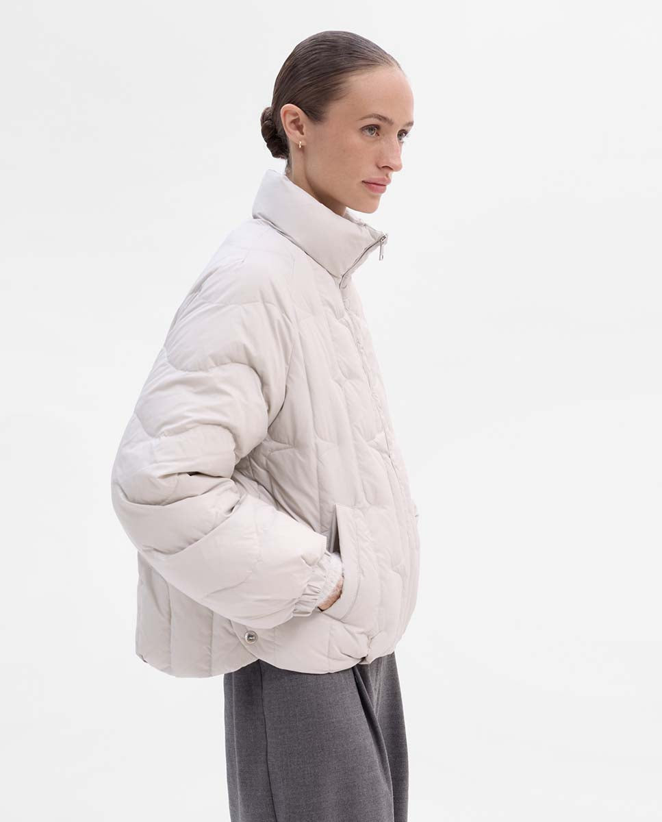 Plumífero corto acolchado