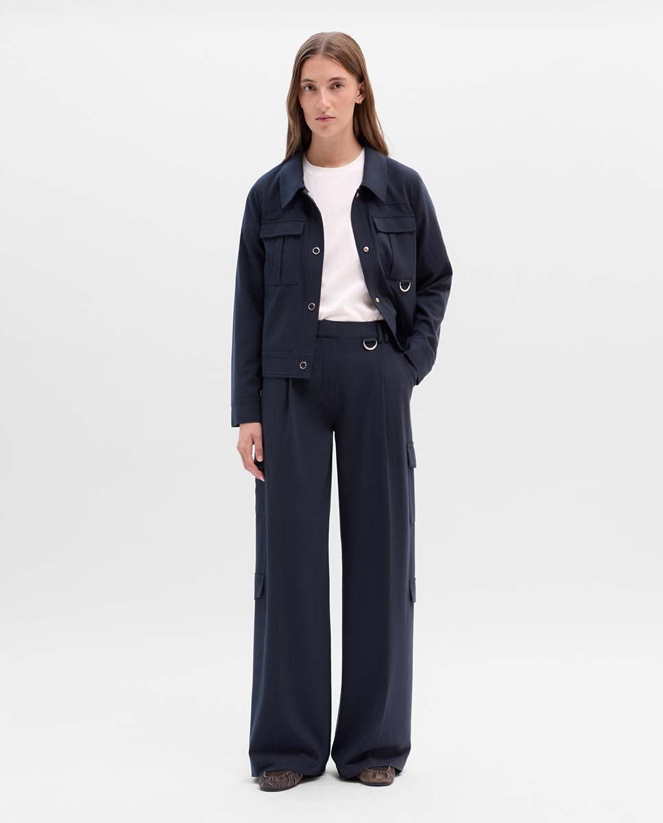 Pantalón pinzas cargo