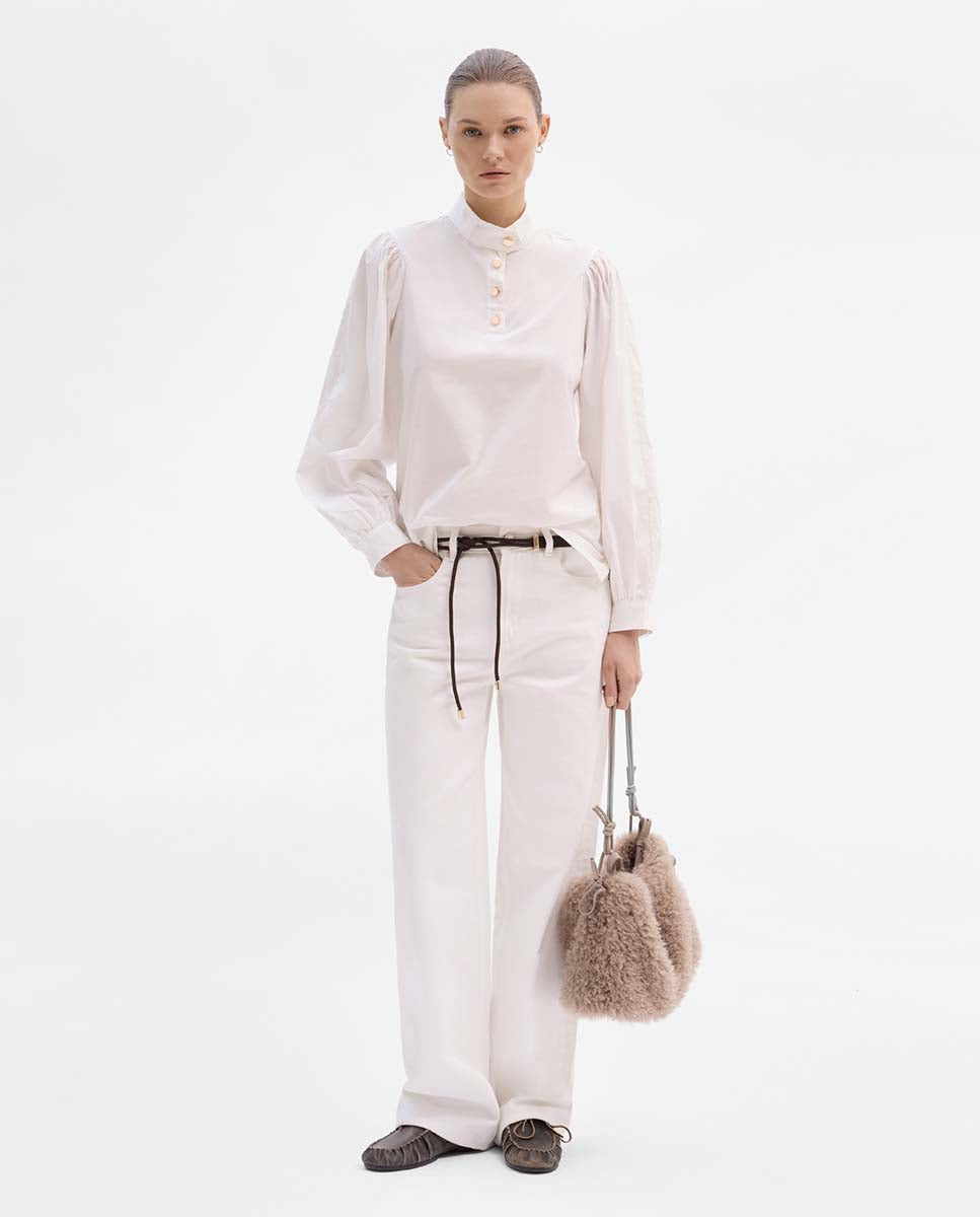 Camisa manga abullonada