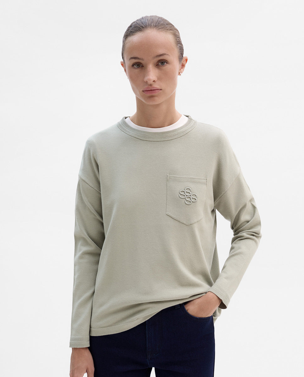 Jersey punto bolsillo