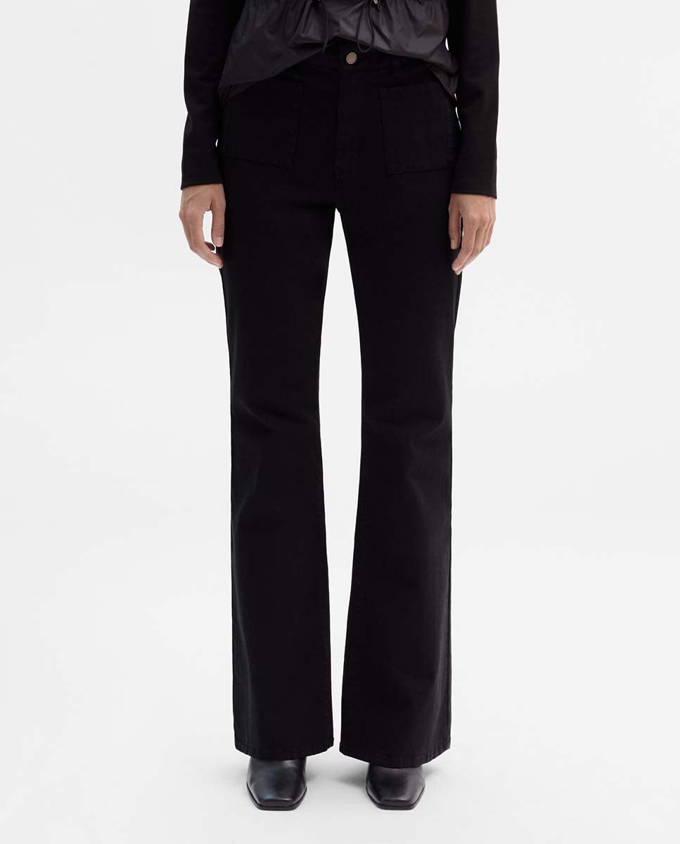 Patch pocket pants