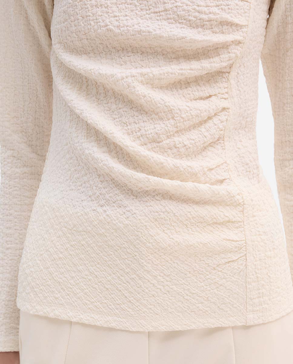 Top textura drapeado