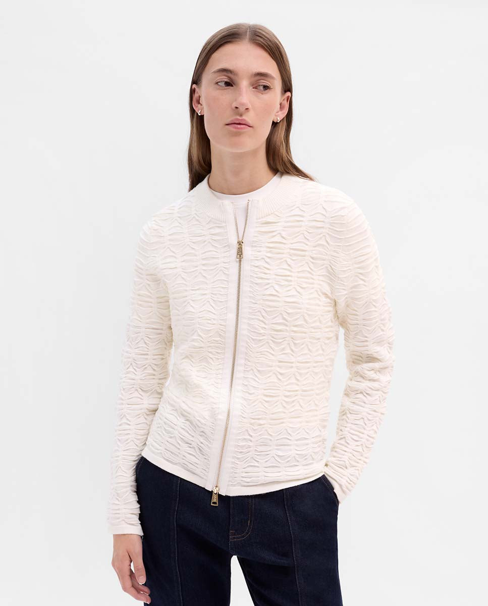 Chaqueta punto fantasía