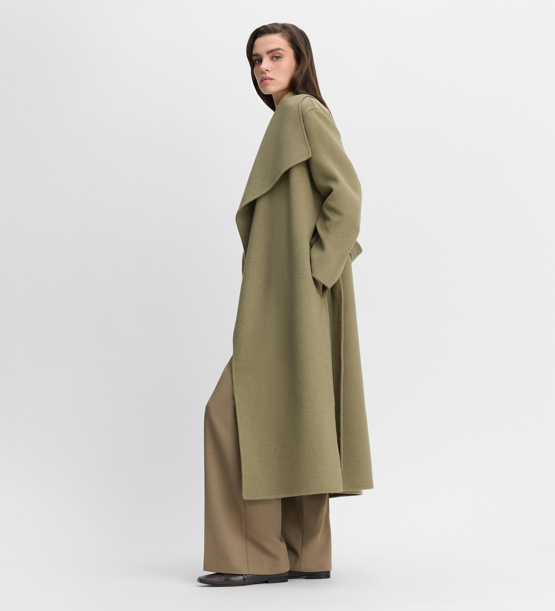 Long double-sided coat