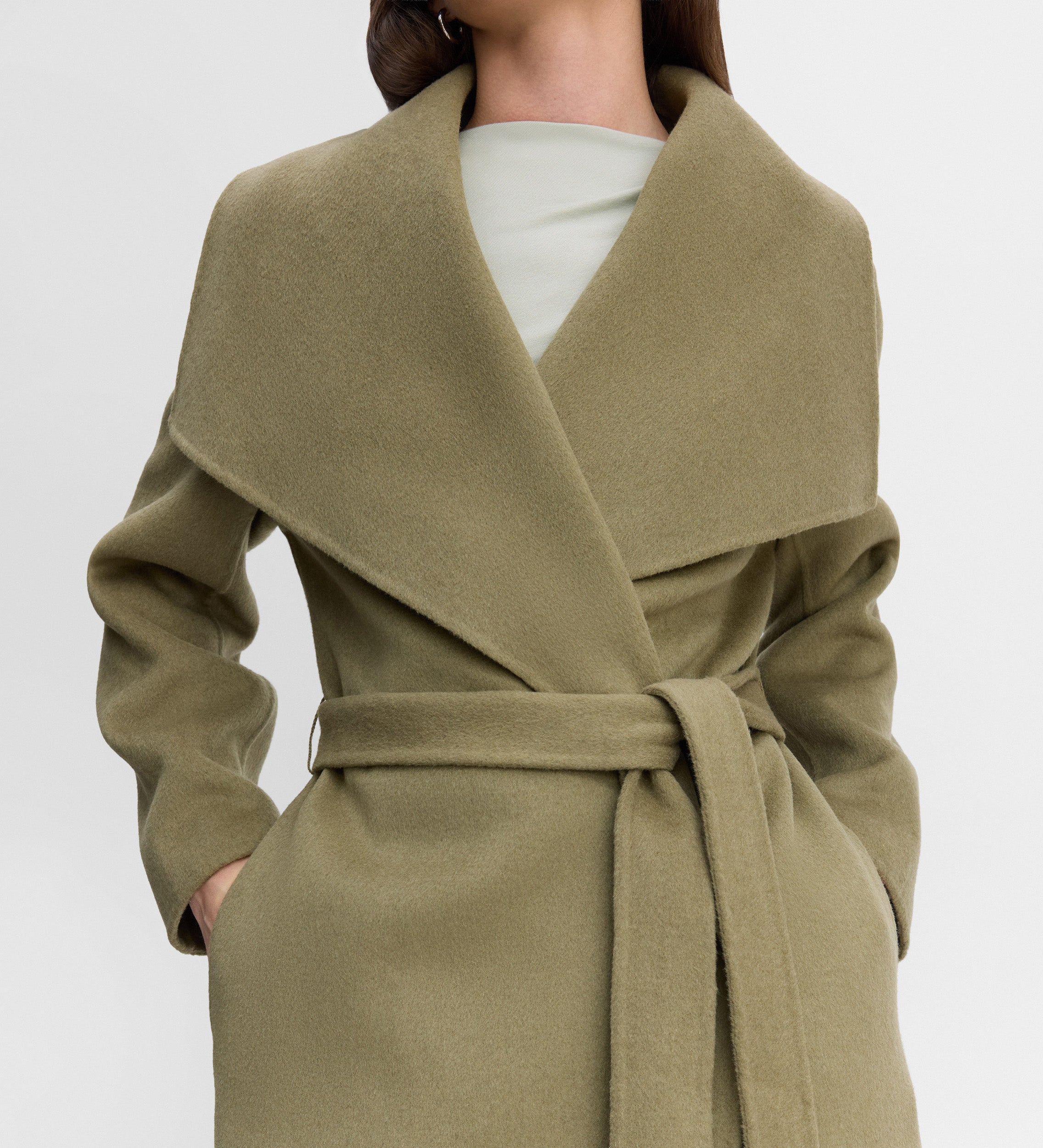 Long double-sided coat