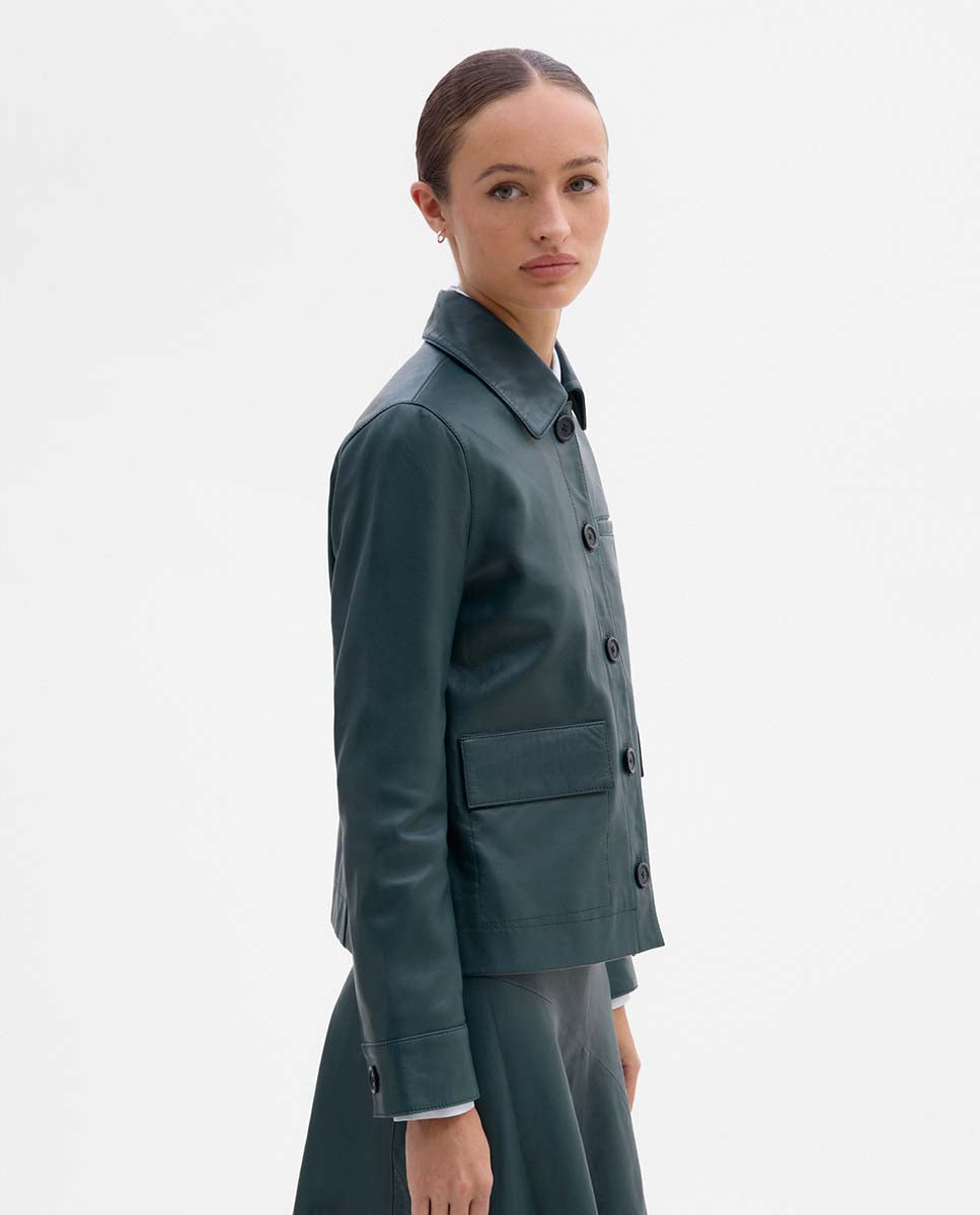 Cazadora napa pespuntes