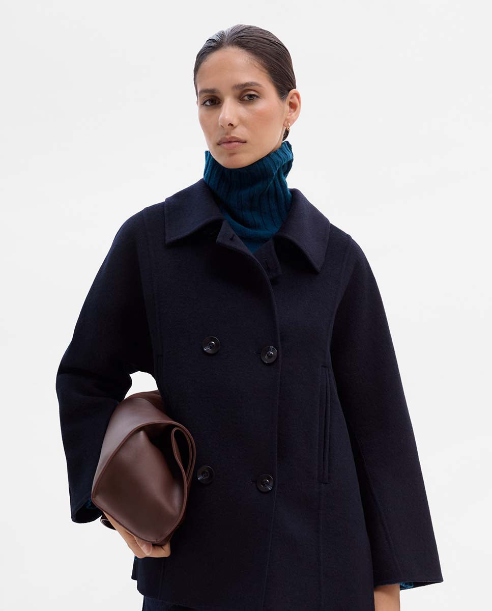 Chaquetón cruce doble faz