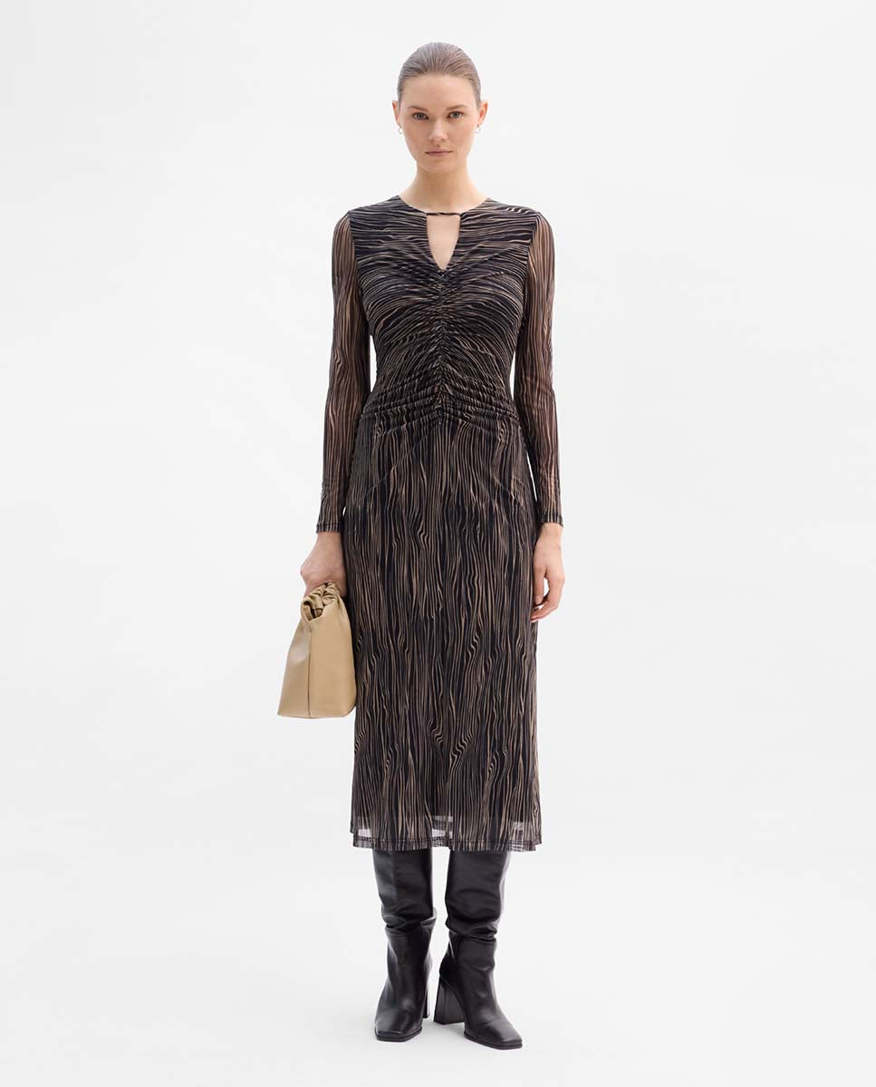 Vestido tul estampado