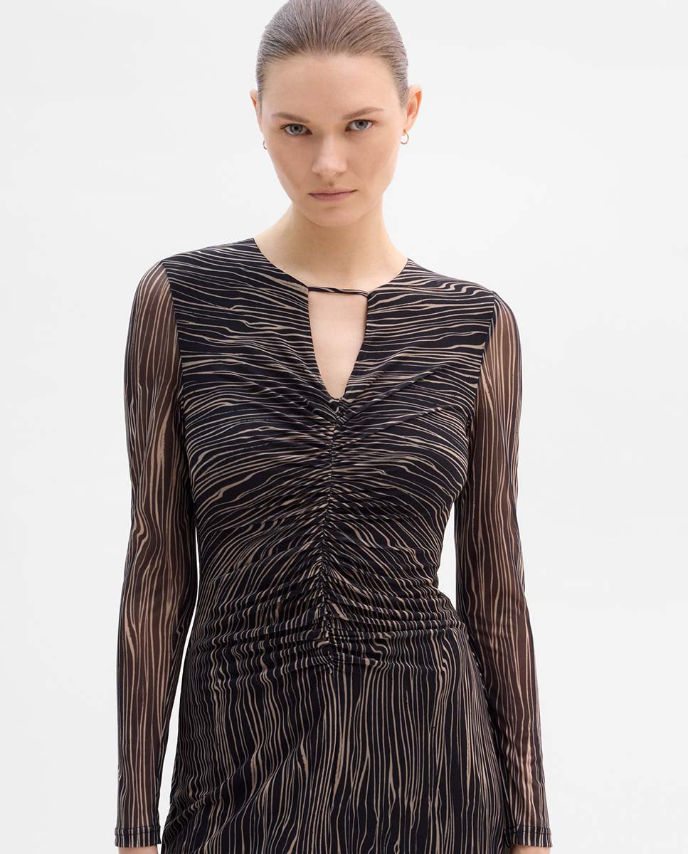 Vestido tul estampado