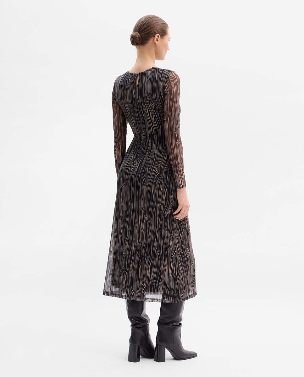 Vestido tul estampado