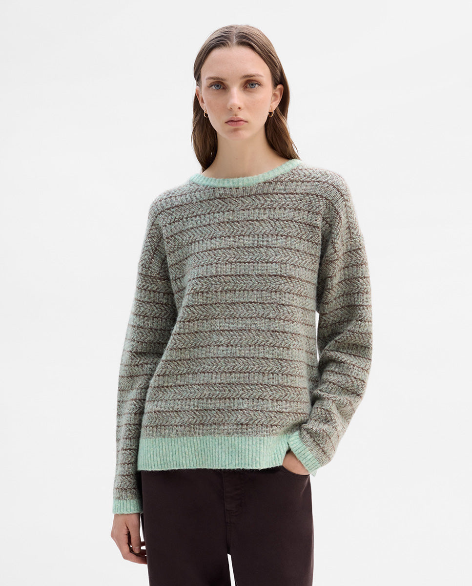 Jersey punto fantasía