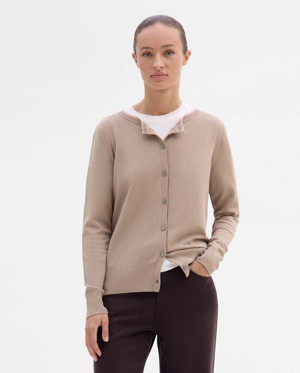 Bicolor knitted jacket
