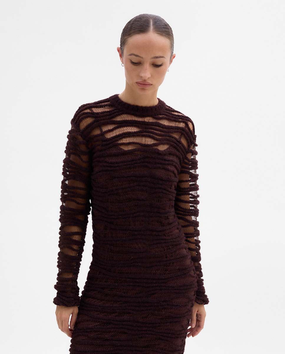 Vestido punto fantasía