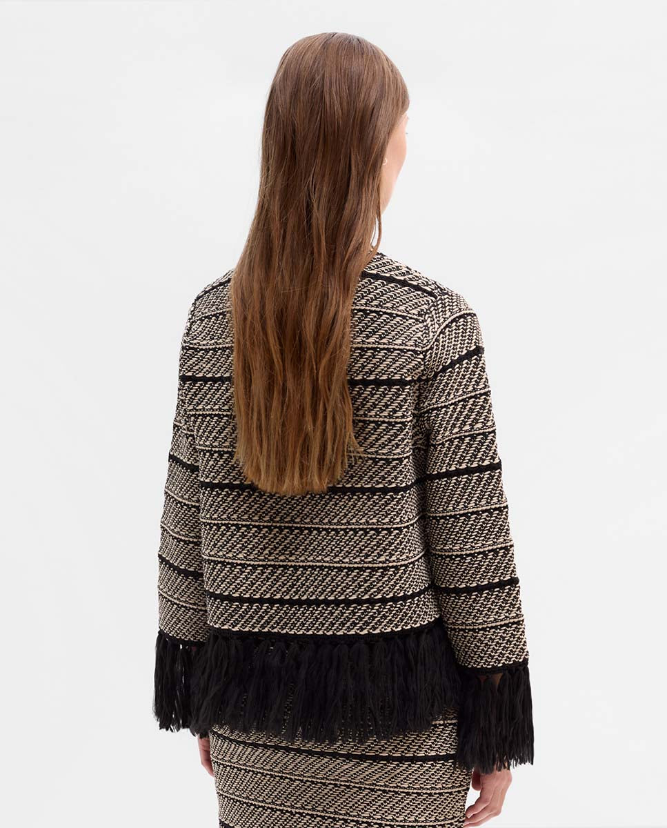 Jersey punto jacquard