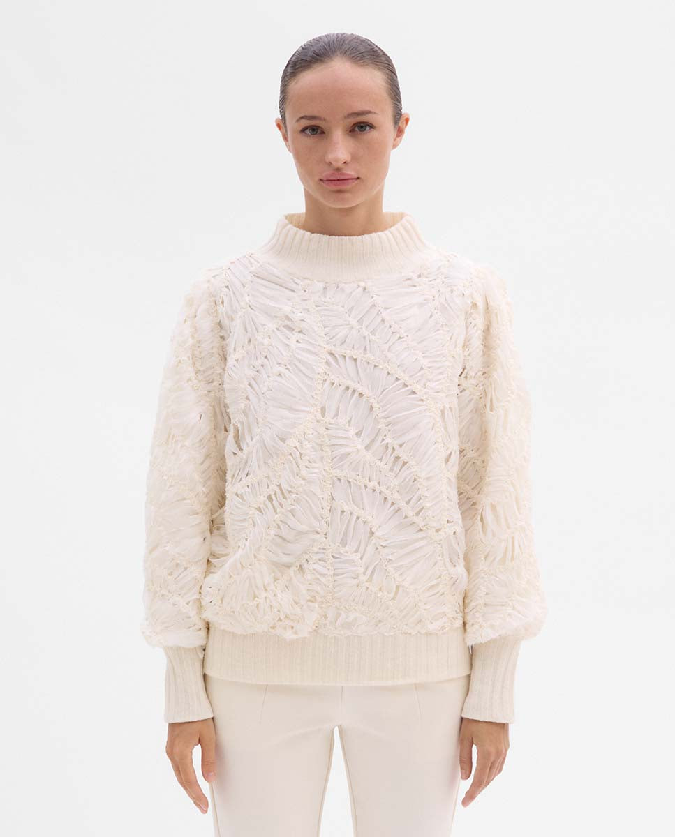 Jersey combinado gasa