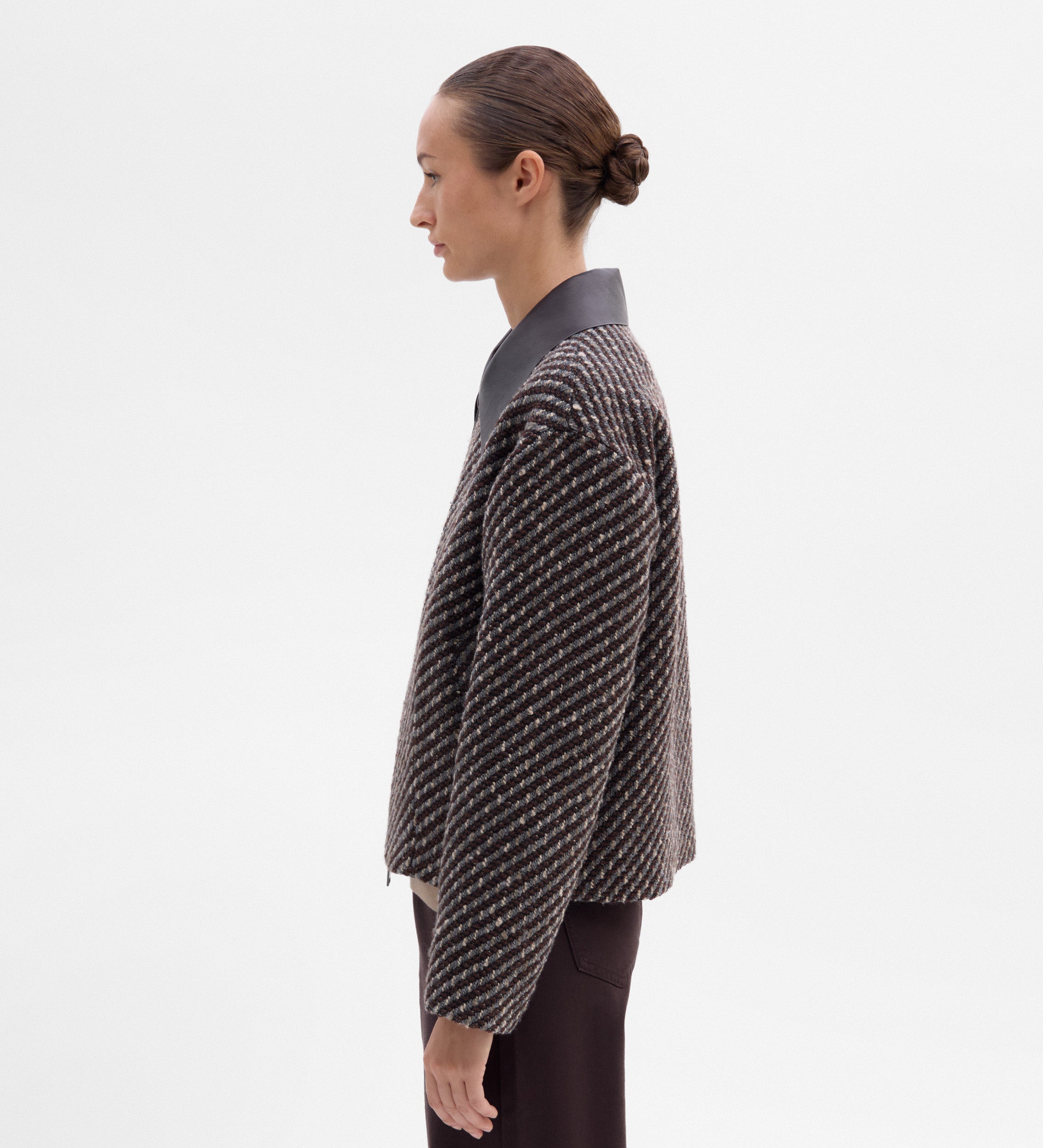 Chaqueta tejido fantasía