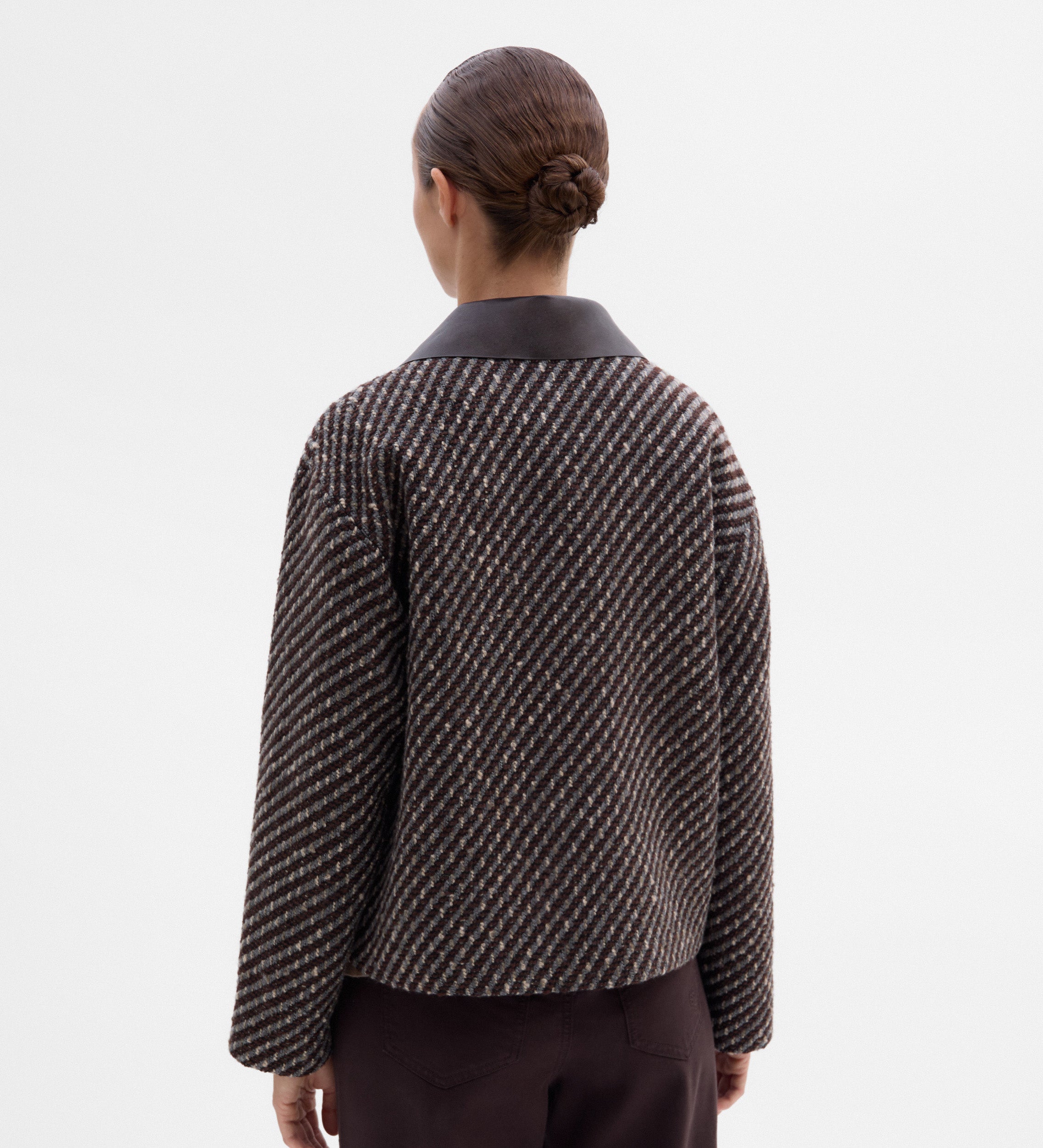 Chaqueta tejido fantasía