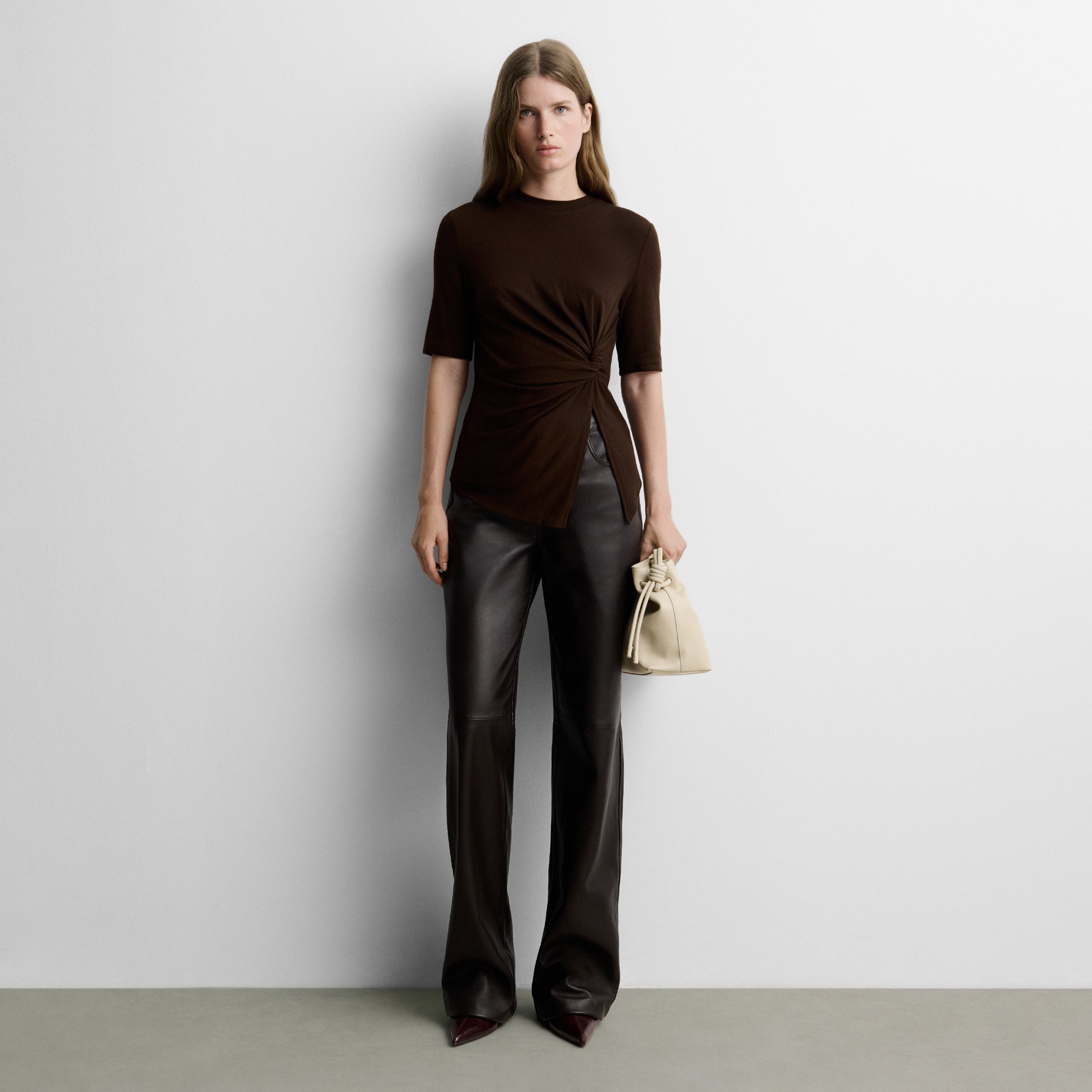 Draped t-shirt