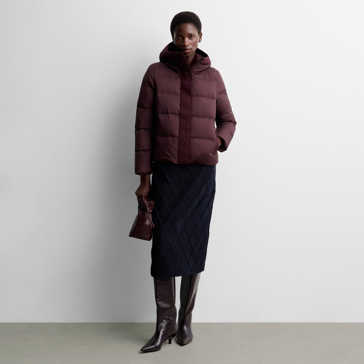 Short scuba parka