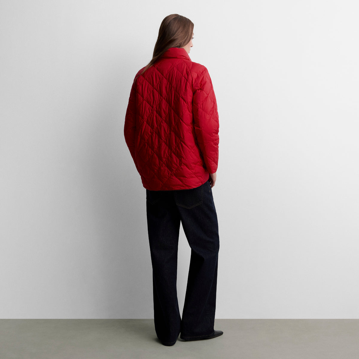 Parka corta reversible