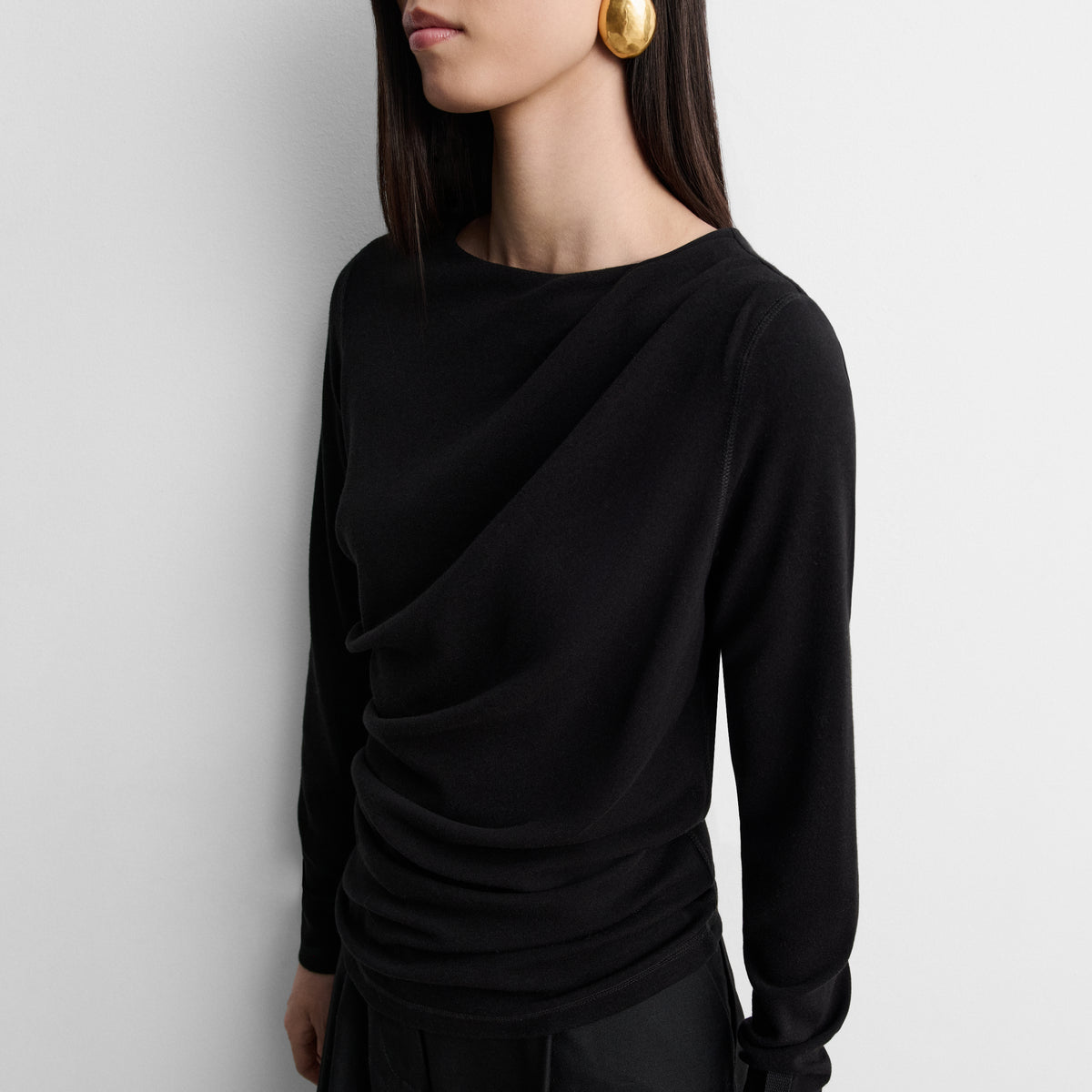 Draped t-shirt