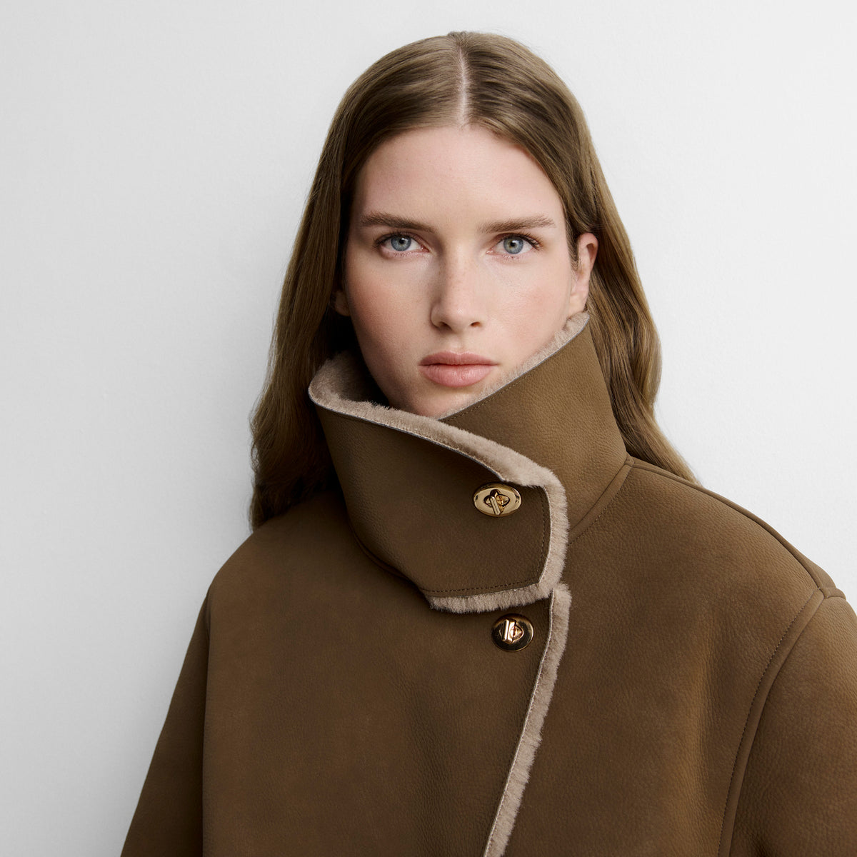 Faux fur short coat