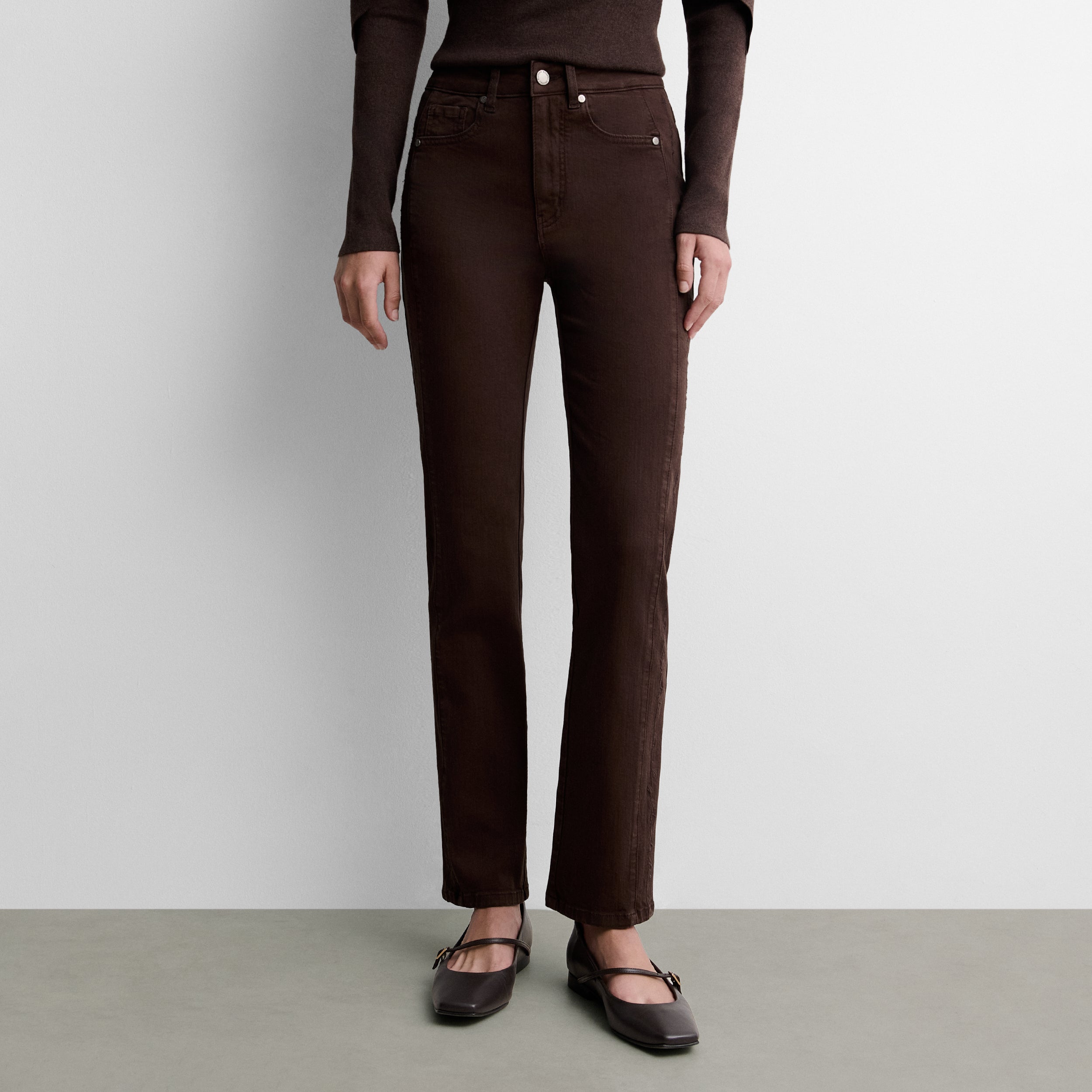 Embroidered slim jeans