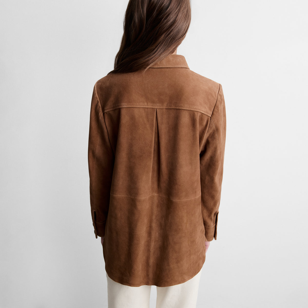 Suede overshirt