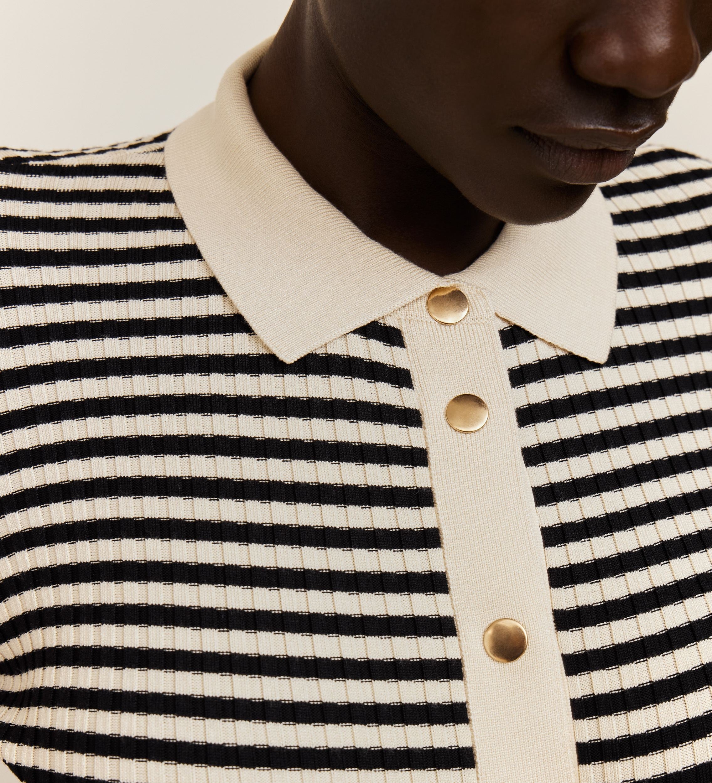 Cardigan tricot rayas