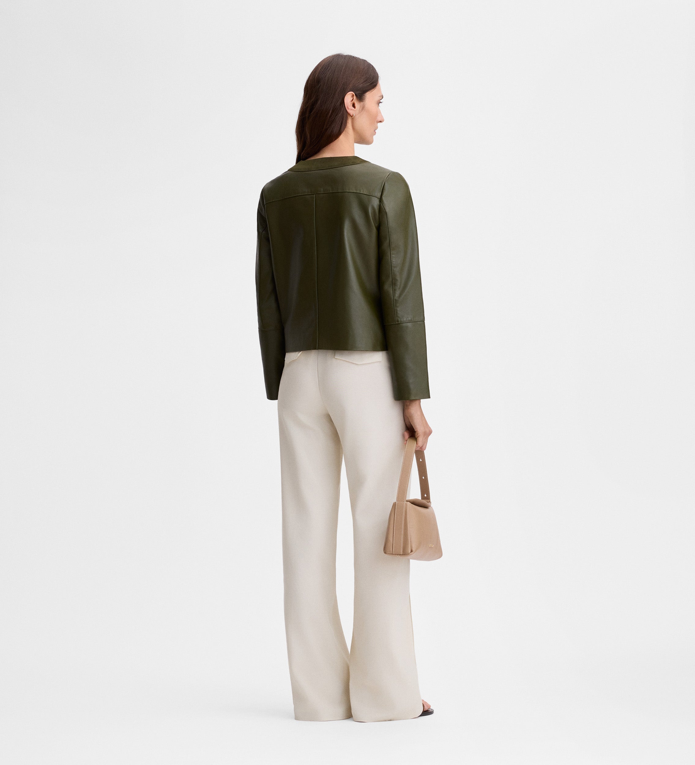 Chaqueta napa detalles ante