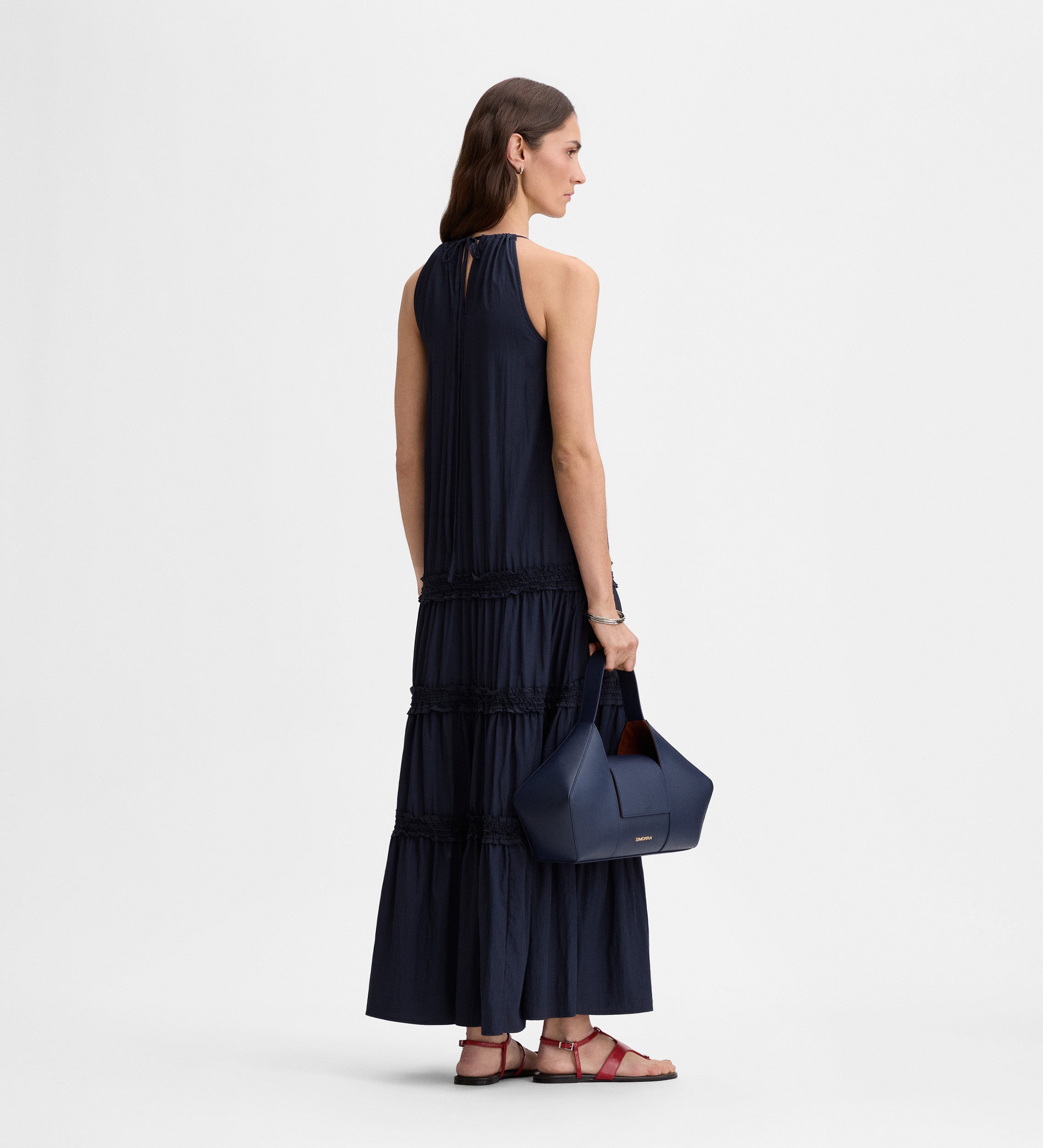 Vestido largo halter