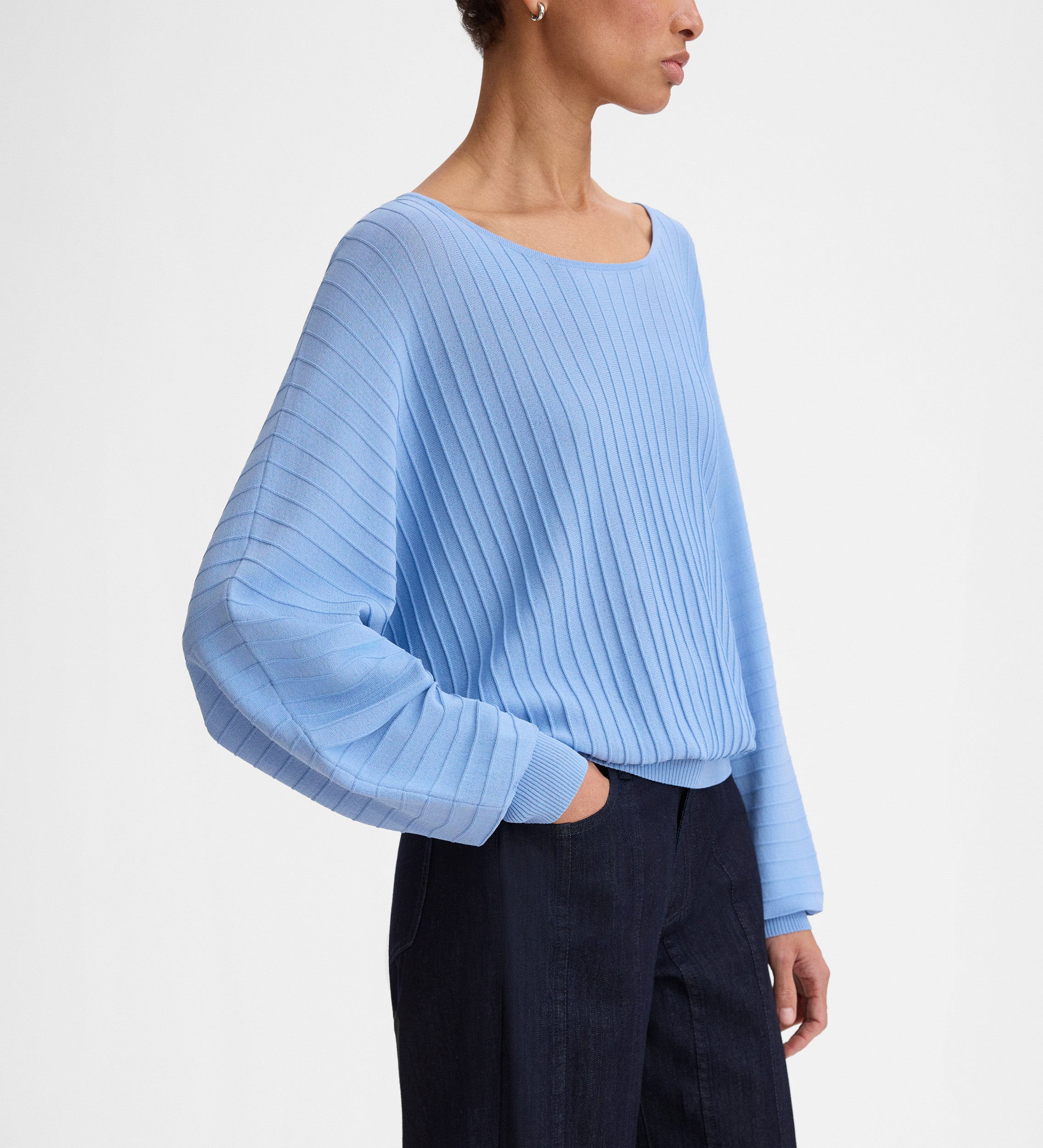 Batwing sleeve sweater