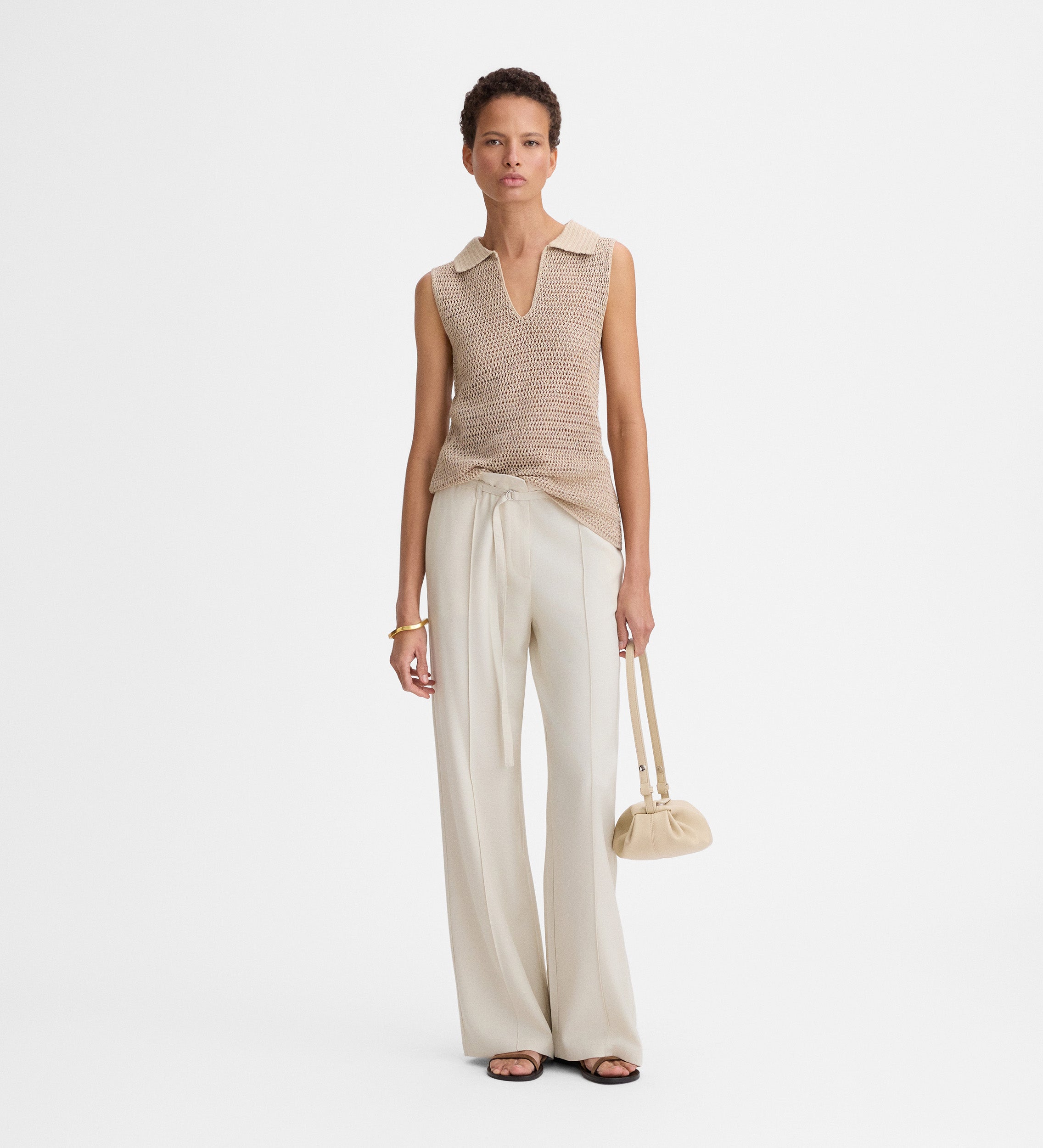 Wide straight pants