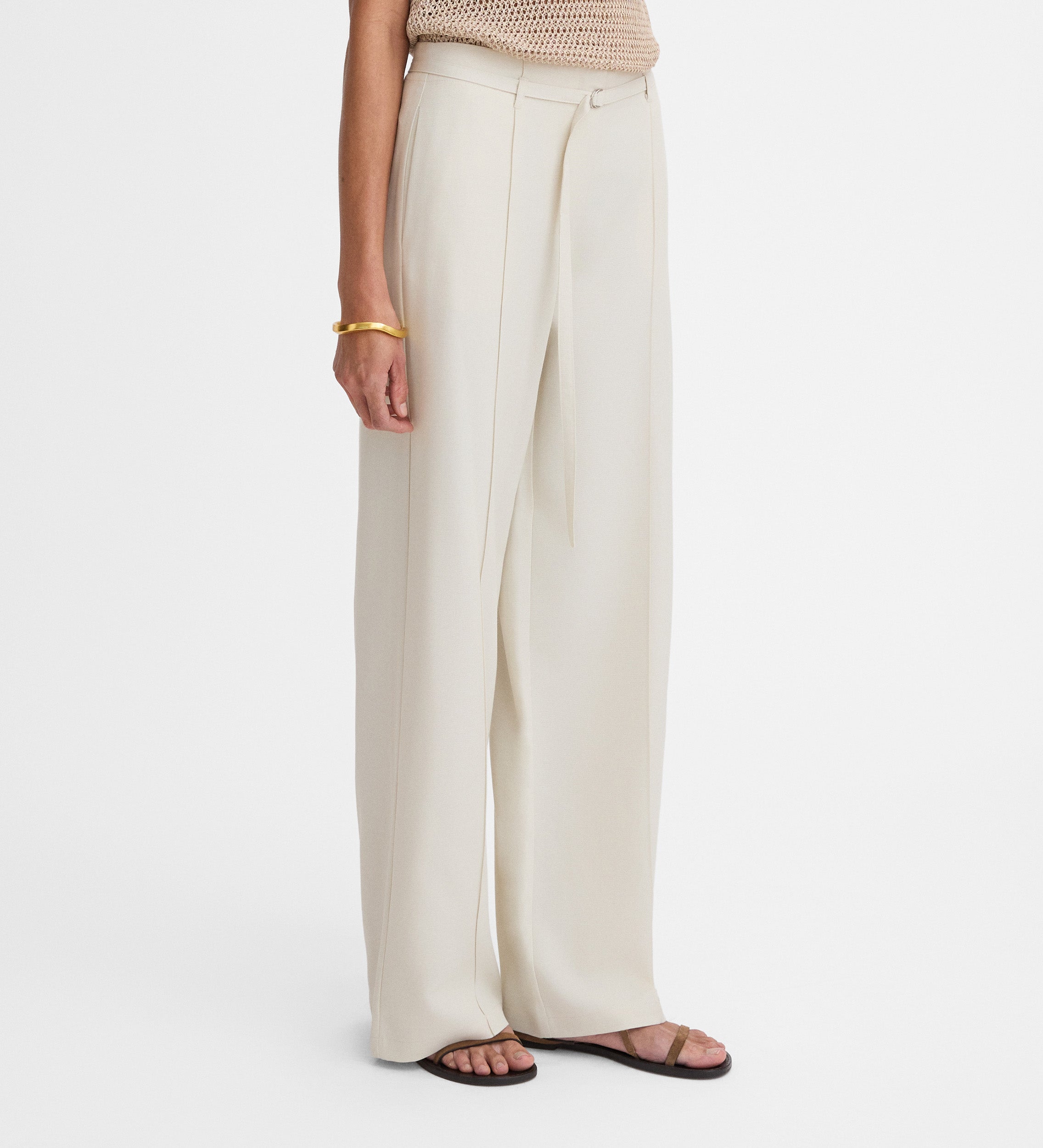 Wide straight pants