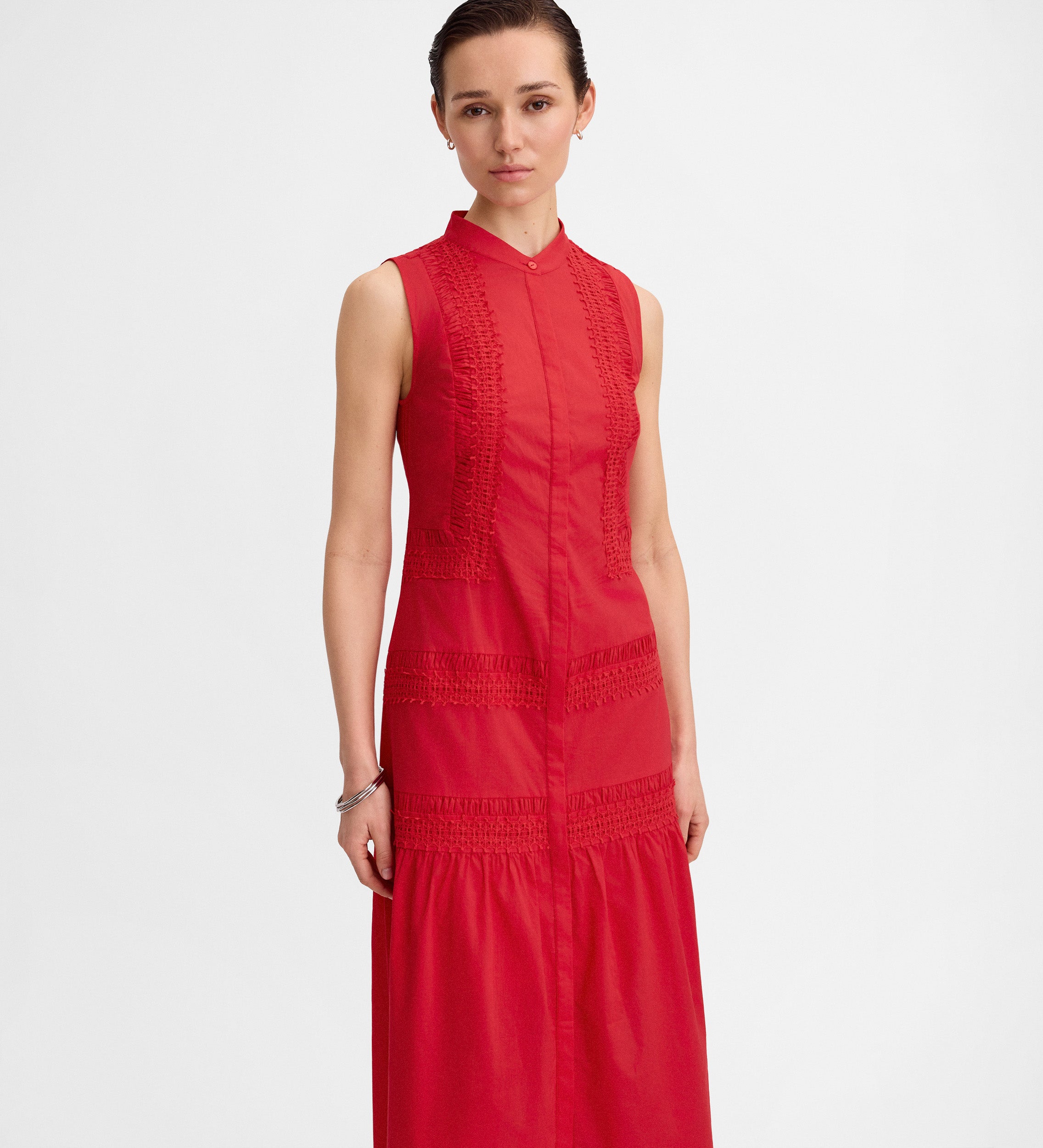 Lace midi dress