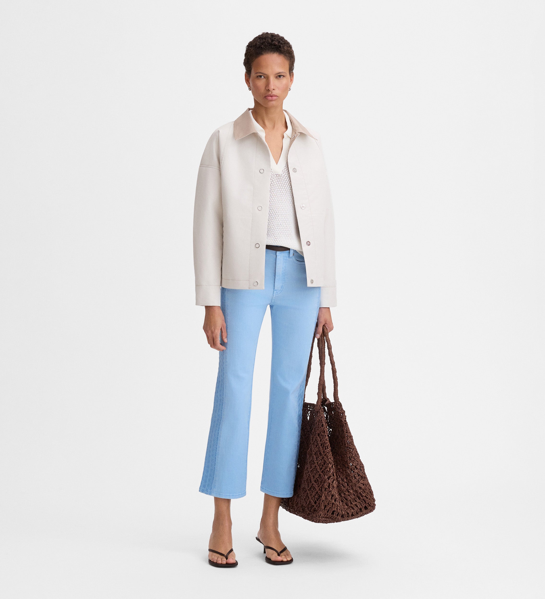 Pantalón vaquero bordado