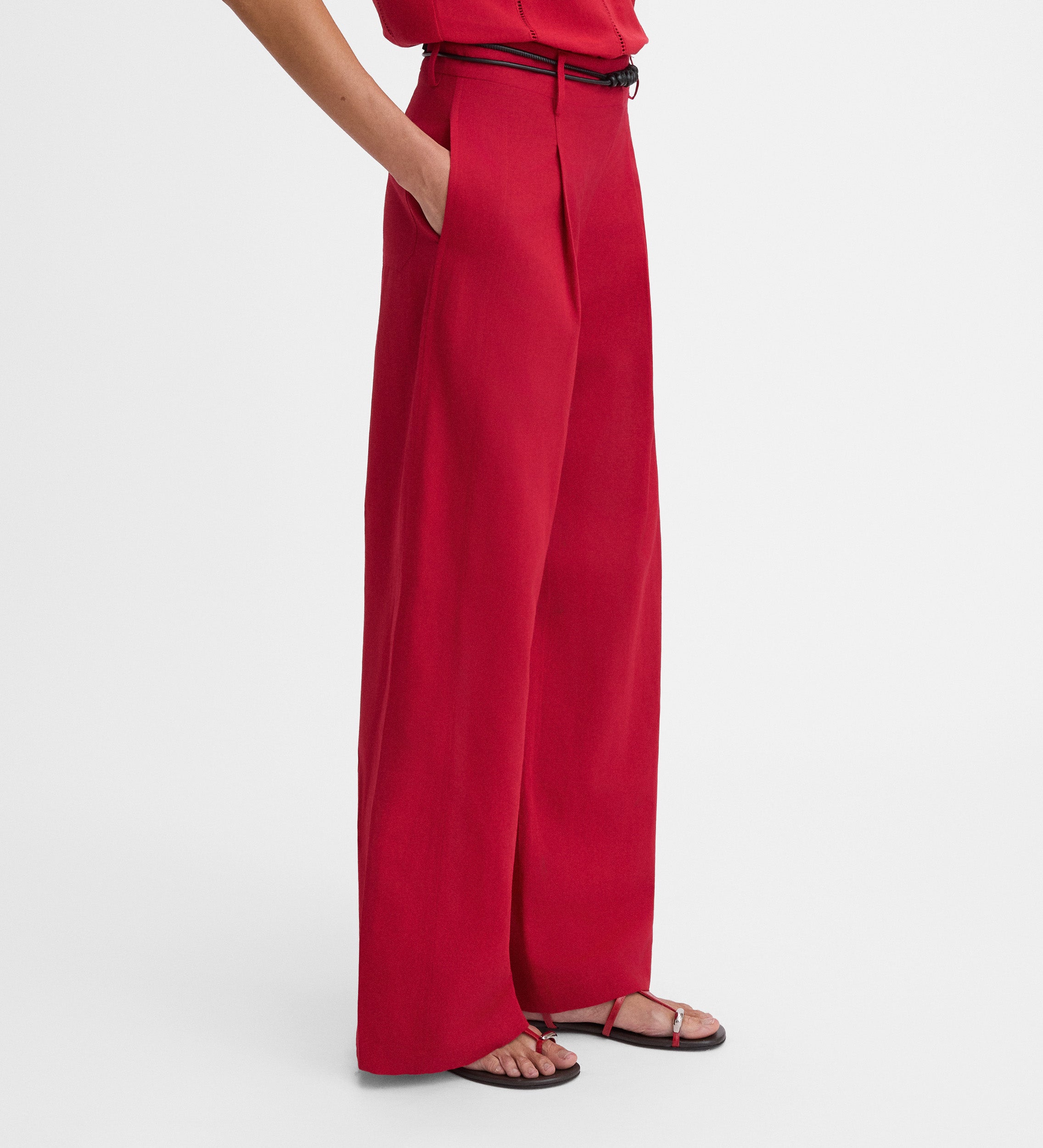 Pantalón ancho pinzas