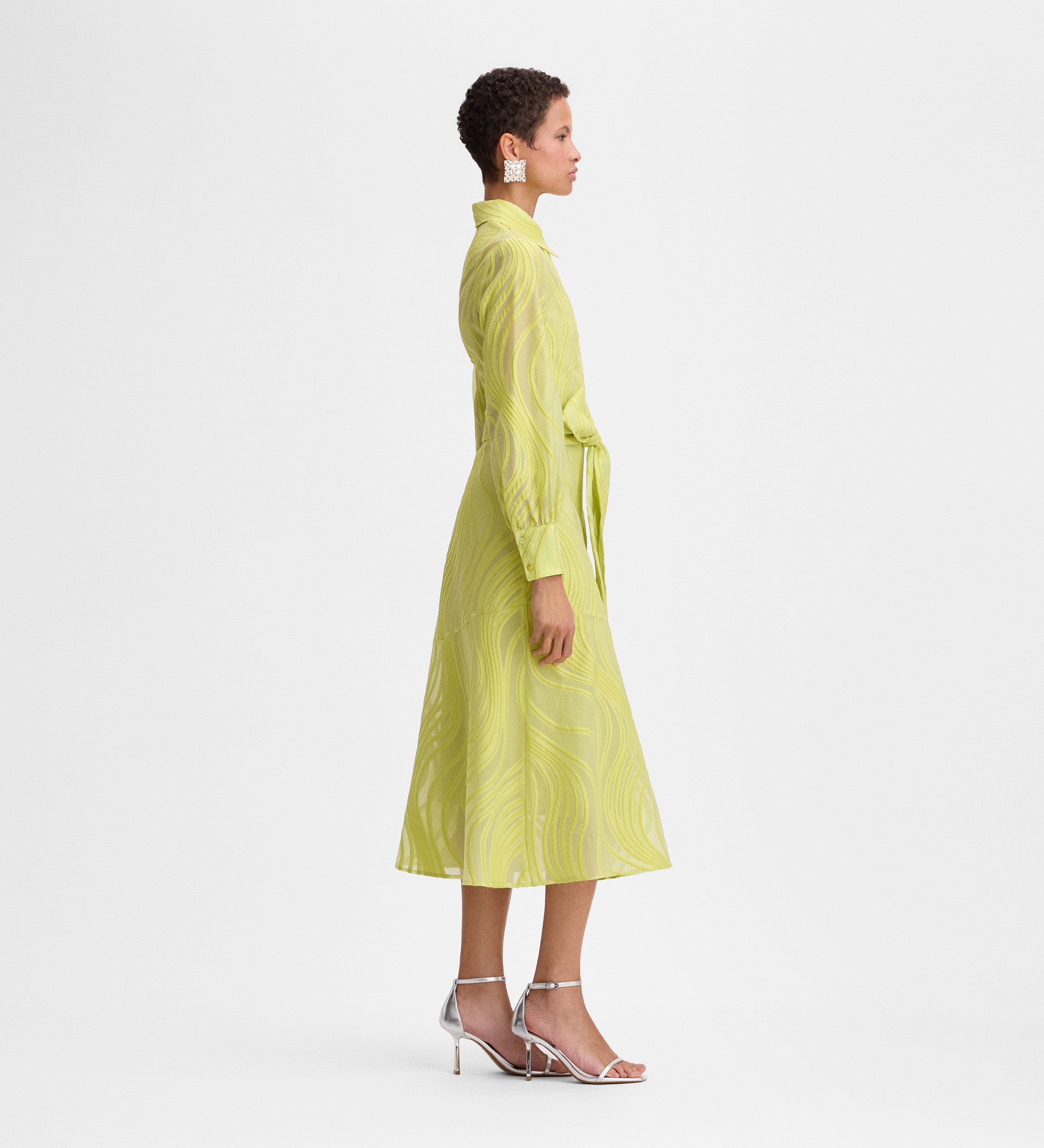 Vestido midi camisero