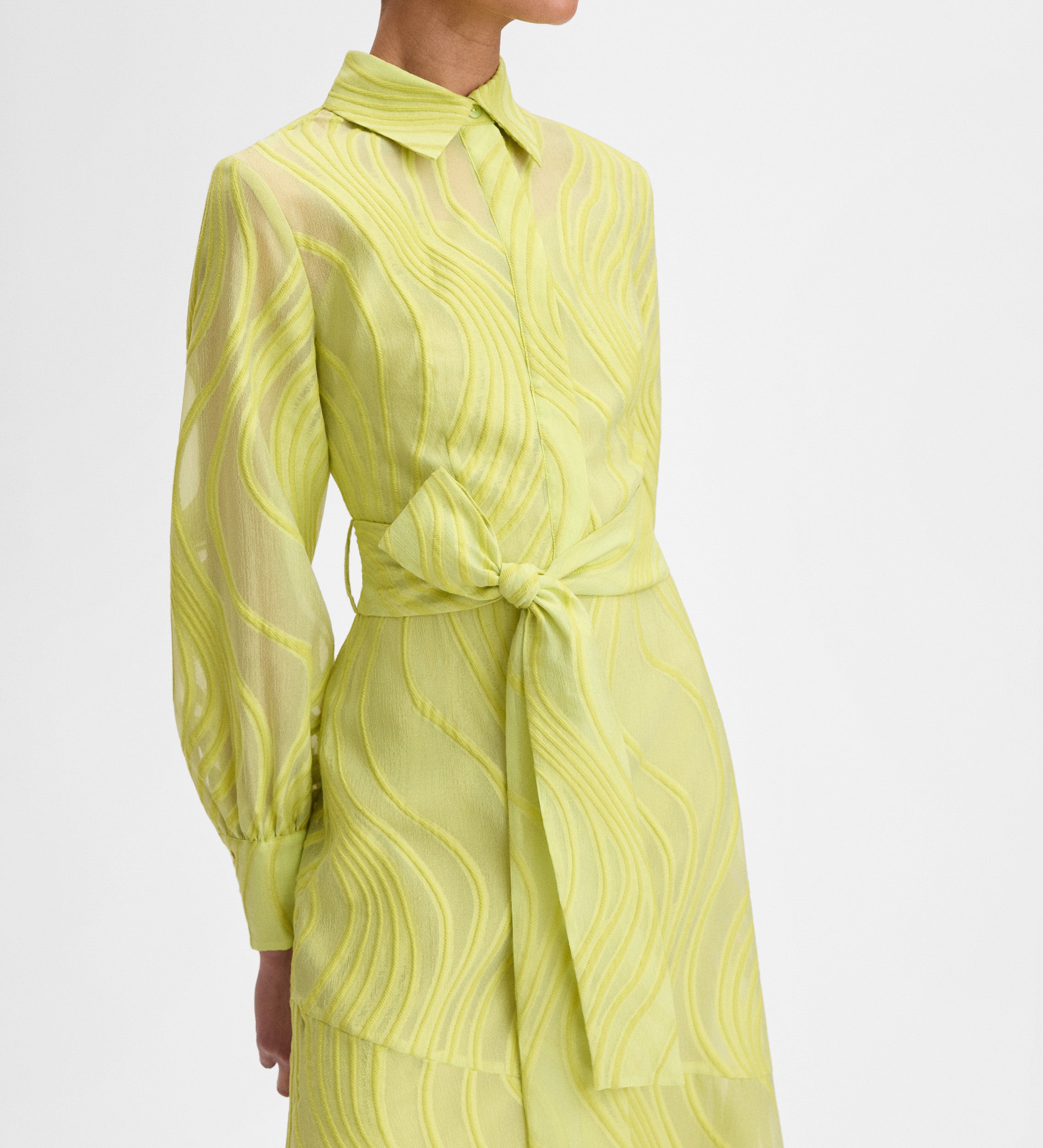 Vestido midi camisero